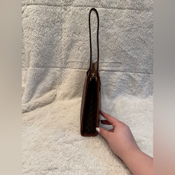 EUC Vintage Celine Macadam Monogram Clutch With Hidden Strap - Picture 4 of 16